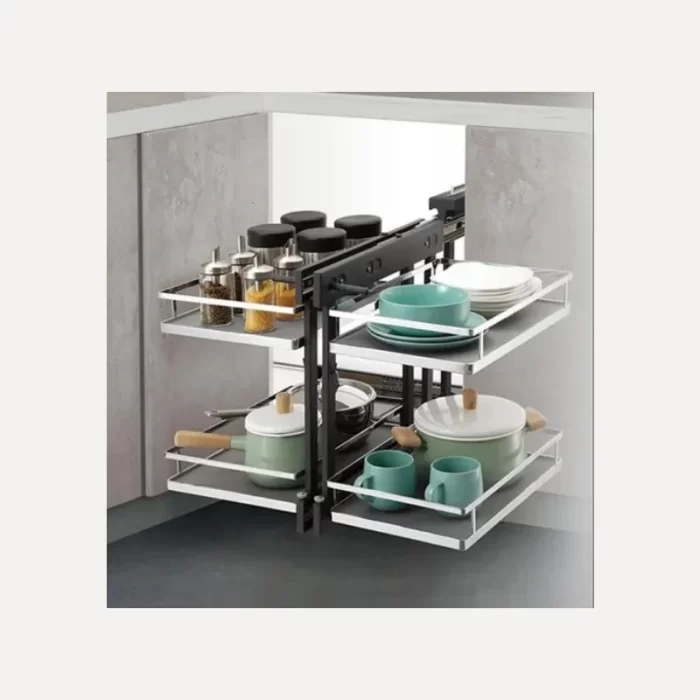 Chrome Corner Shelves