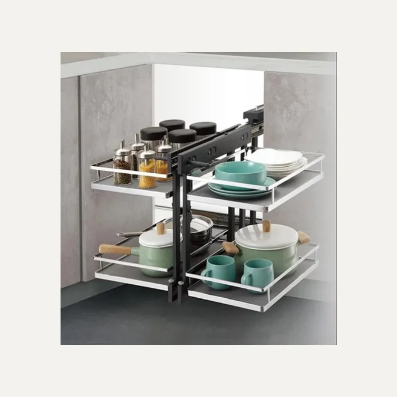 Chrome Corner Shelves