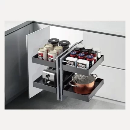 Corner Shelves Platino